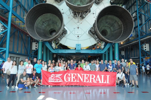 Generali, ομάδα συνεργατών, πύραυλος Saturn, ταξίδι, ΗΠΑ