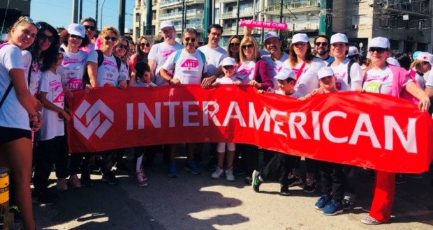 Interamerican, Άλμα Ζωής, Greece Race for the Cure
