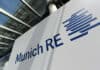 Munich Re, επιγραφή, κτίριο