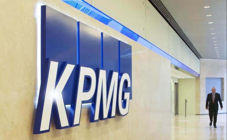 KPMG, λογότυπο στην υποδοχή