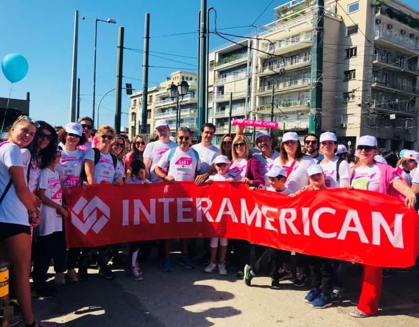 Interamerican, Άλμα Ζωής, Greece Race for the Cure
