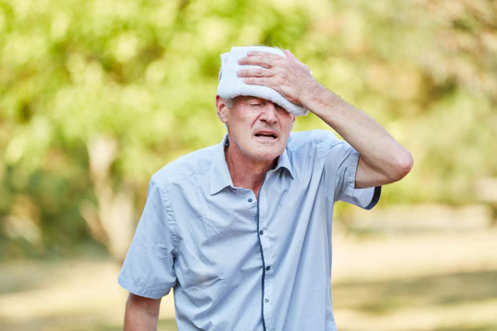 old man hyperthermia