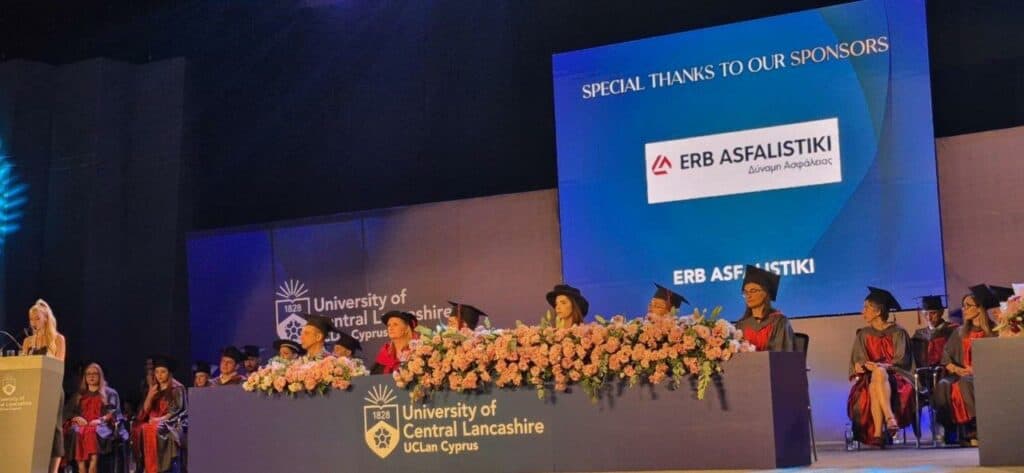 ERB Asfalistiki UCLan Cyprus awards
