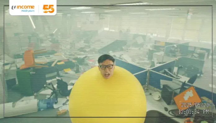 Max the Stress Ball from Income Insurance Ad