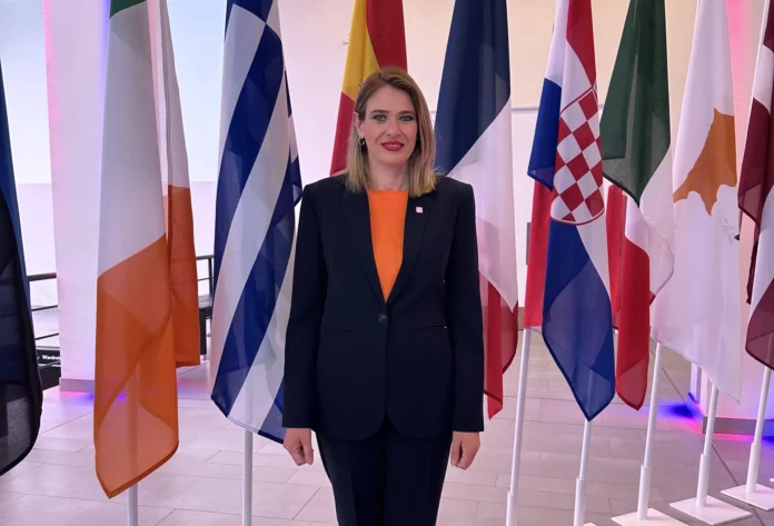 Anna Efthymiou at EU summit