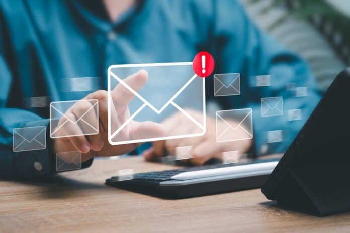 Dangerous email, source: Shutterstock