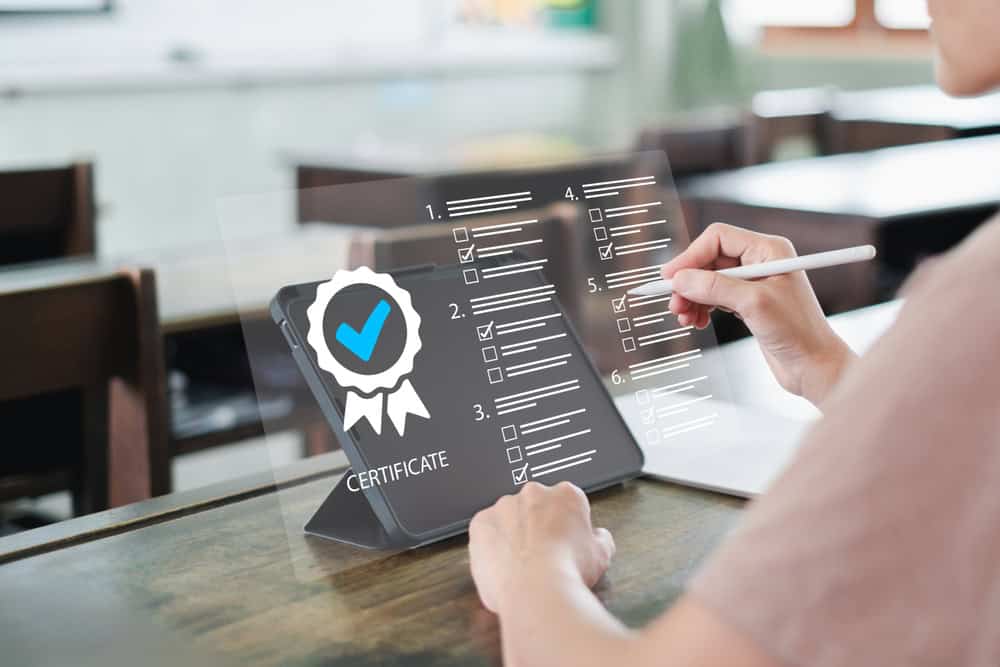 certification exams, source: Shutterstock