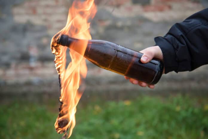 Molotov bomb, source: Shutterstock