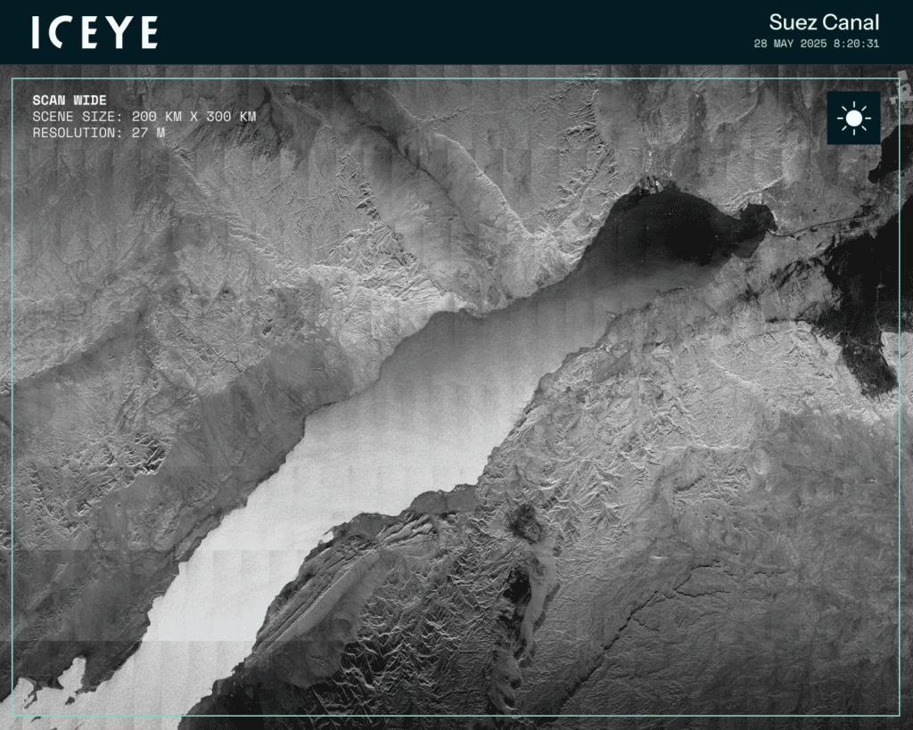 SAR Scan Wide by ICEYE