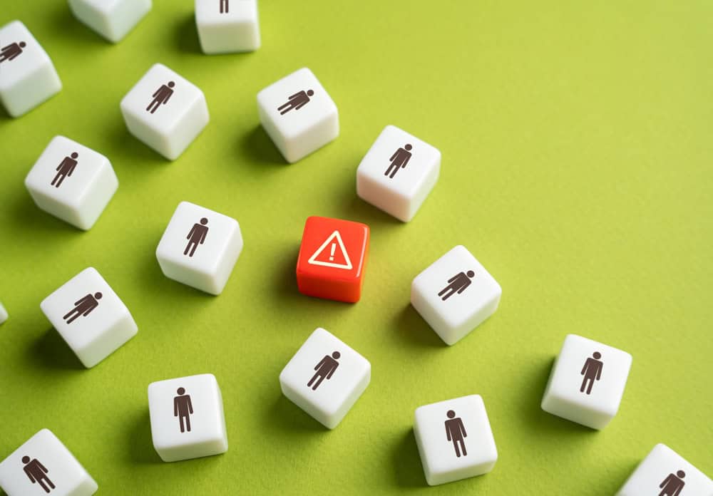 Danger among people concept, source: Shutterstock