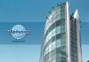 Ydrogeios Asfalistiki building and logo