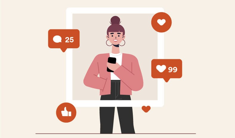 influencer marketing concept