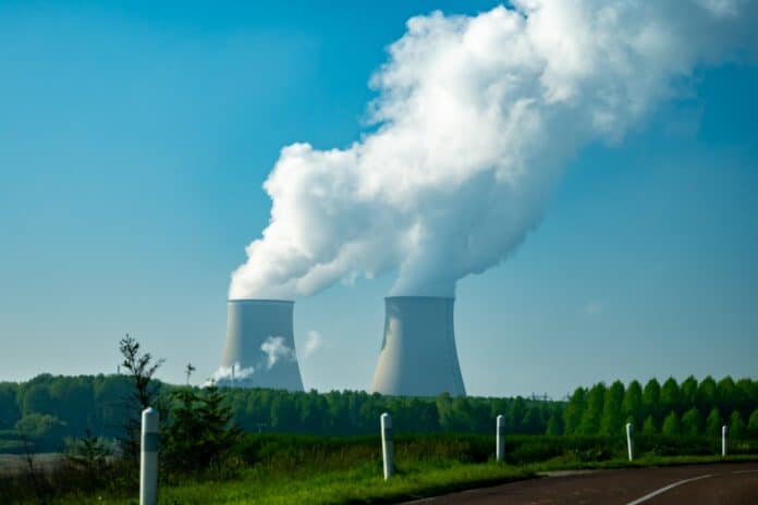View,On,Cooling,Towers,Of,Nuclear,Power,Plant,Thermal,Power Nuclear plants, source: Shutterstock