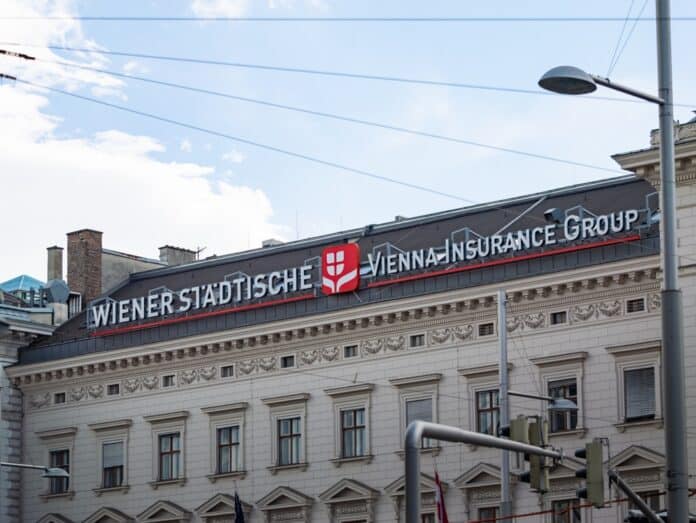 Vienna,,Austria,-,28.,July,2024:,Wiener,Städtische,(vienna,Insurance Vienna Insurance Group - VIG building, source: Felix Geringswald / Shutterstock.com