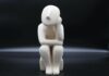 Cycladic thinker statue, source: DivineGreekArt / Etsy