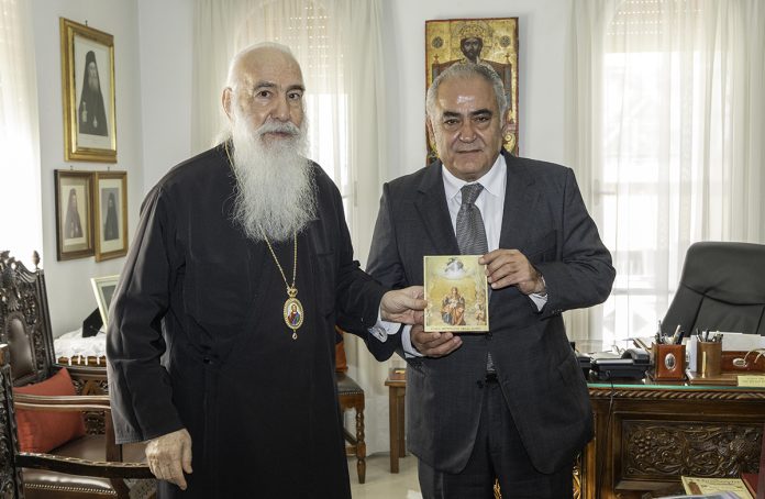 Χατζηθεοδοσίου, ΕΕΑ, επίσκεψη στη Μητρόπολη Νικαίας