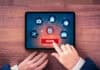 Insurance mobile app, digital insurance concept, source: Shutterstock