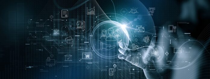 Businesswoman,Hand,Working,Modern,Computer,Dashboard,Vitual,Innovation,Insurance,Online Future insurance deals concept, source: Shutterstock