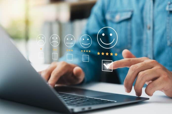 Customer satisfaction survey concept, source: Shutterstock