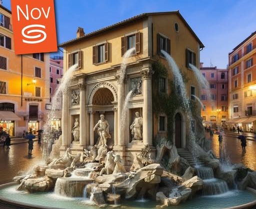 Syndea Fontana di Trevi campaign