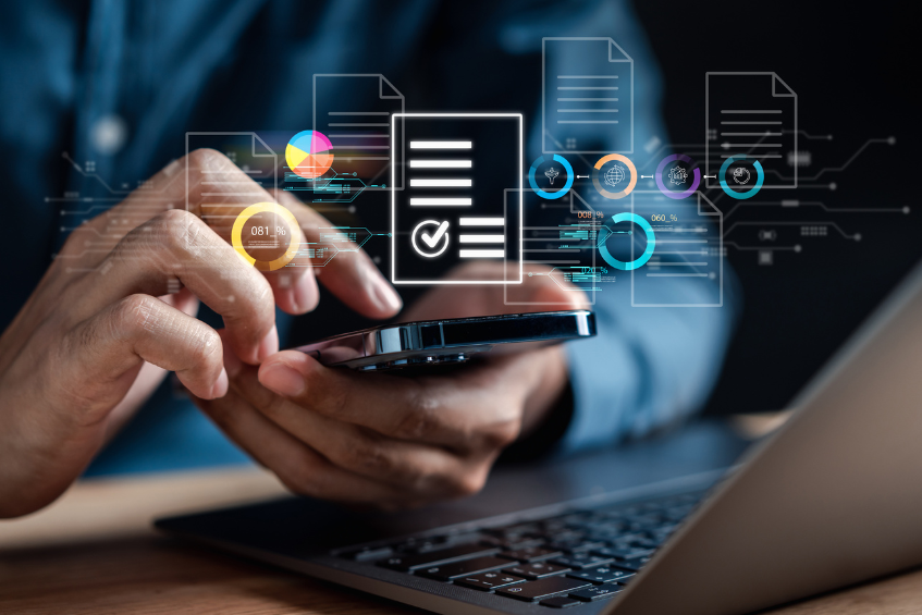 Coface, smart data concept