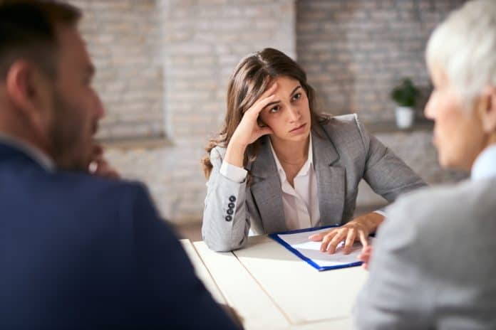 Bad intervew concept, source: Shutterstock