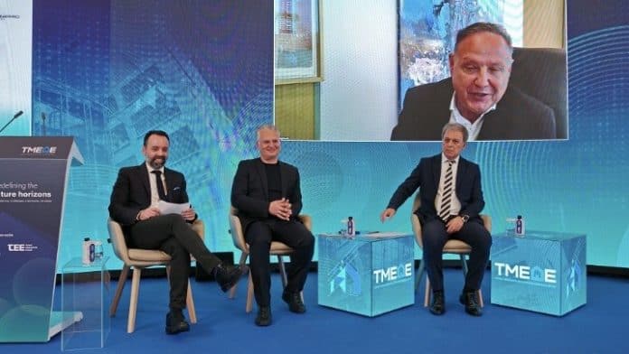 Ο Δήμαρχος Θεσσ/κης Στ. Αγγελούδης και οι Περιφερειάρχες Πελ/σου Δ. Πτωχός και Δ. Μακεδονίας Γ. Αμανατίδης στο Συνέδριο «Redefining the Future Horizons»