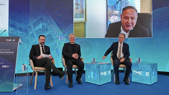 Ο Δήμαρχος Θεσσ/κης Στ. Αγγελούδης και οι Περιφερειάρχες Πελ/σου Δ. Πτωχός και Δ. Μακεδονίας Γ. Αμανατίδης στο Συνέδριο «Redefining the Future Horizons»