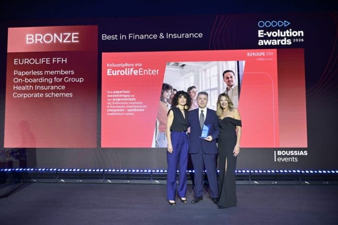 Eurolife FFH, στα e-volution Awards 2026