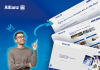 Allianz, εικαστικό για το ανανεωμένο website