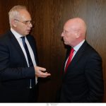 Απόστολος Τσούμπρης, Executive Director ICAP CRIF, Δημήτρης Κυπαρίσσης, CEO Optima Bank