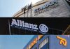 Εθνική Ασφαλιστική, Allianz, NN, κολλάζ εταιρικών κτιρίων