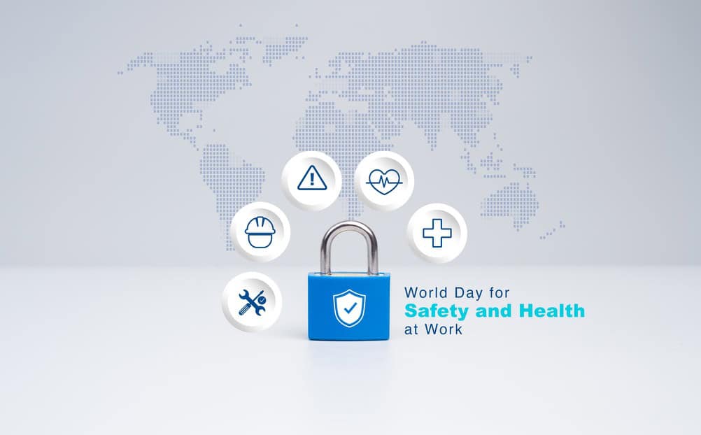 World Day for Safety and Health at Work visual, source: Shutterstock