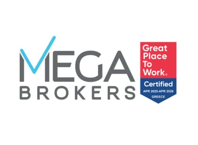 Mega Brokers and Great Place to Work logos