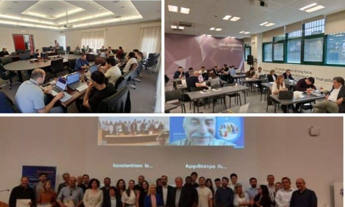 Hackathon Reimagining eHealth in Crete, collage