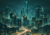 Kaspersky, cyberwar city with skyscrappers, report cover
