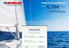 Interlife, εικαστικό για πρόγραμμα ασφάλισης σκάφους MARE Extra με ιστιοπλοϊκό στη θάλασσα και απόδειξη σέρβις