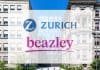 Zurich beazley logos on Zurich building