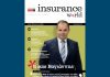 Εξώφυλλο περιοδικού Insurance World με Ν. Βαγιάννη