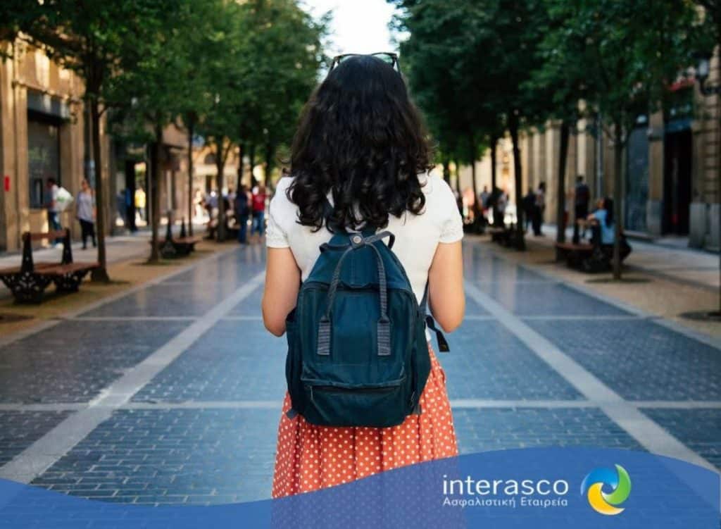 Interasco, εικαστικό με φοιτήτρια στην πόλη για ασφάλιση Erasmus