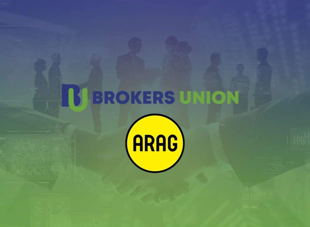 Brokers Union and ARAG logos on deal image