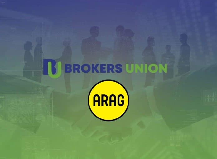 Brokers Union and ARAG logos on deal image