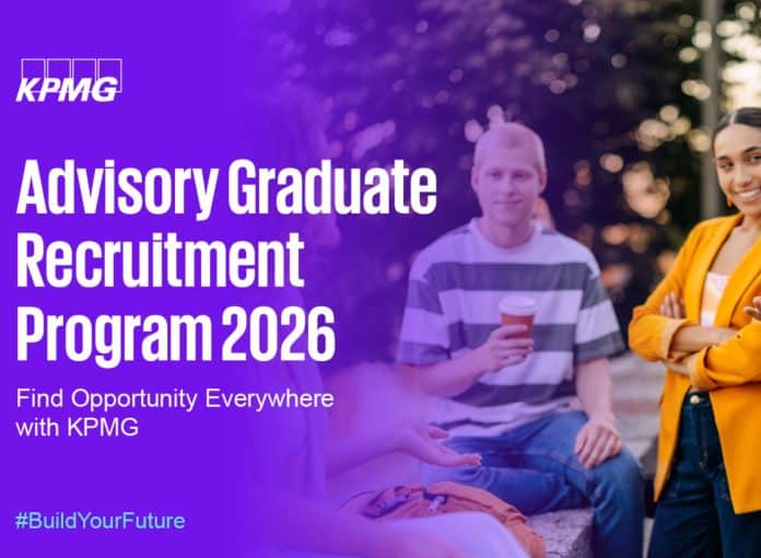KPMG, εικαστικό με νέους αποφοίτους ΑΕΙ για Advisory Graduate Recruitment Program 2026