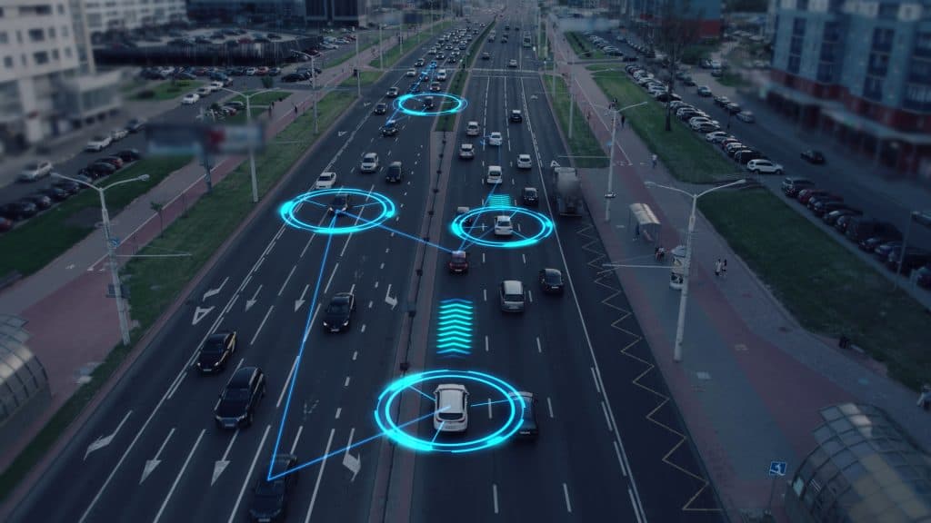 automated / connected vehicles in traffic