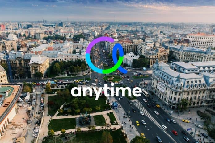 ANYTIME_ROMANIA Anytime logo, Romania view