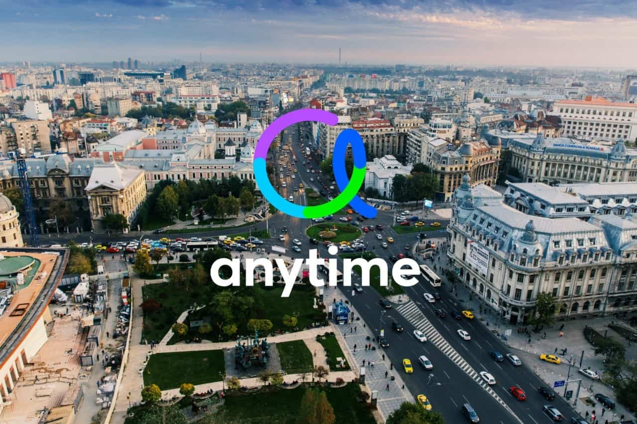 Anytime logo, Romania view