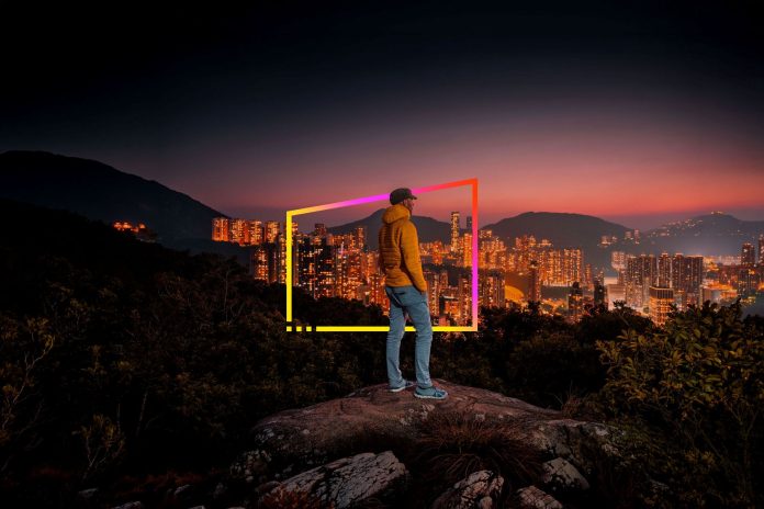 ey-man-contemplating-the-skyline-of-hong-kong-at-night-static-central
