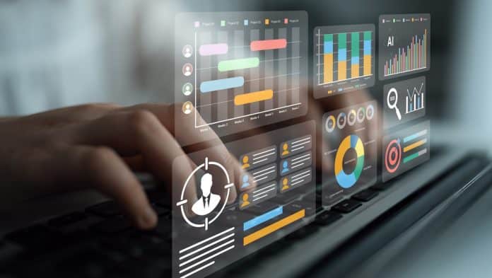 Engaging,Digital,Interface,Featuring,Various,Charts,And,Graphs,Designed,For
