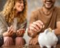 young couple saving money, source: Shutterstock