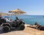Motorcycles parked near Red Beach, Santorini, source: vivooo / Shutterstock.com